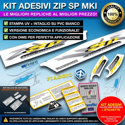 Kit adesivi zip mk1 - kit,