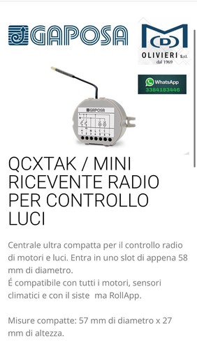 Qcxtag centrale compatta - compatta, per
