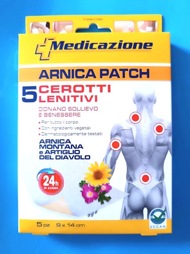 Cerotti schiena all arnica - schiena, all'arnica
