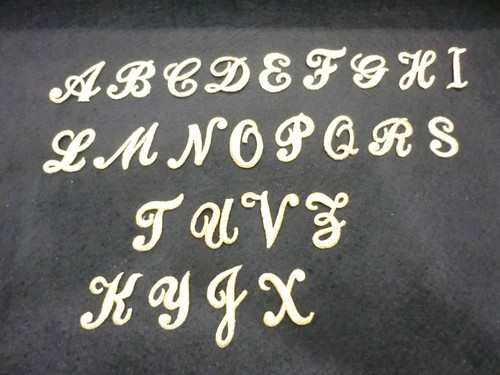 Lettere termoadesive - lettere,