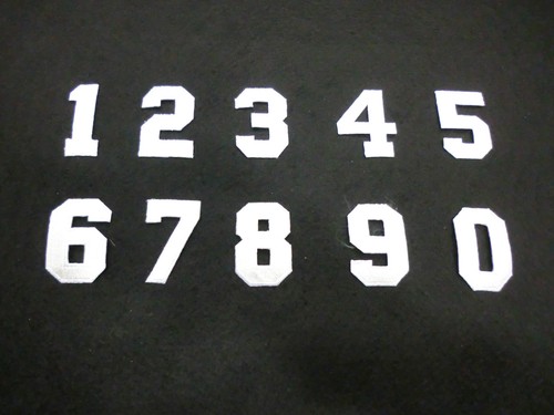 Numeri cifre termoadesive - numeri,