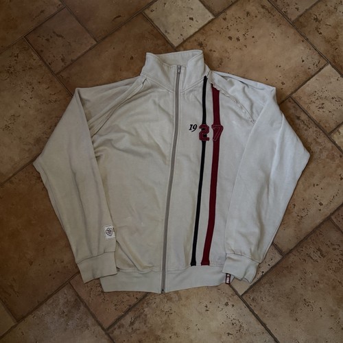 Roma felpa bianca con - con, zip